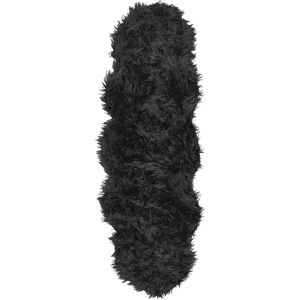 Beliani Sheepskin Rug Black - Rug Beliani Sheepskin Rug Black - Rug
