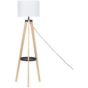 Beliani Tripod Floor Lamp White Linen - Floor Lamp Beliani Tripod Floor Lamp White Linen - Floor Lamp