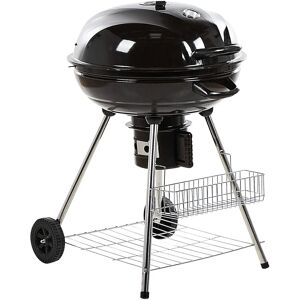 Beliani Kettle Hiili-Grilli - Musta - Kannettava, termometro, 58x92x59cm Beliani Kettle Hiili-Grilli - Musta - Kannettava, termometro, 58x92x59cm