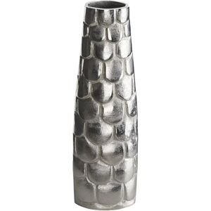 Beliani Flower Vase Sukhothai - Silver Aluminium Modern Decor Beliani Flower Vase Sukhothai - Silver Aluminium Modern Decor