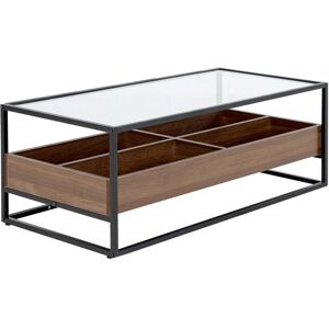 Beliani Coffee Table Dark Wood - Rectangular Modern Design - Coffee Table Beliani Coffee Table Dark Wood - Rectangular Modern Design - Coffee Table