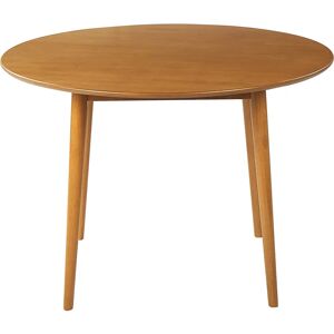 Beliani Radan 110cm Round Light Wood Dining Table - Dining Table Beliani Radan 110cm Round Light Wood Dining Table - Dining Table