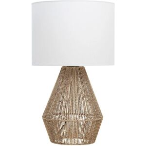 Beliani MALEWA Natural Wicker Table Lamp - Table Light Beliani MALEWA Natural Wicker Table Lamp - Table Light
