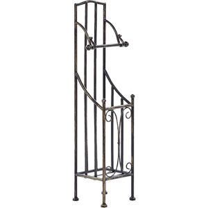 Beliani Toilet Paper Holder BRISA - Vintage, Black, 68 cm Beliani Toilet Paper Holder BRISA - Vintage, Black, 68 cm