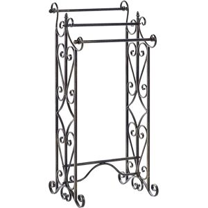 Beliani Towel Stand CHILLAN - Vintage Metal Bathroom Accessory Beliani Towel Stand CHILLAN - Vintage Metal Bathroom Accessory