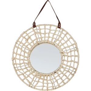 Beliani Wall Mirror PALACI 60 cm Natural - Wall Mirror Beliani Wall Mirror PALACI 60 cm Natural - Wall Mirror
