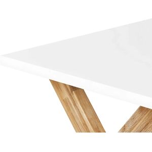 Beliani Garden Bench OLBIA 200 cm White - Garden Bench Beliani Garden Bench OLBIA 200 cm White - Garden Bench