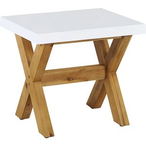 Beliani Outdoor Garden Stool White - Garden Stool Beliani Outdoor Garden Stool White - Garden Stool
