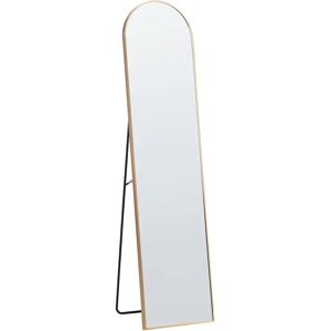 Espejo de pie Beliani Marco de metal dorado 36 x 150 cm - Espejo de pie Espejo de pie Beliani Marco de metal dorado 36 x 150 cm - Espejo de pie