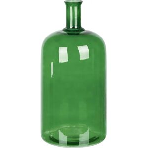 Beliani - Emerald Green Glass Vase 45cm - Modern Design Beliani - Emerald Green Glass Vase 45cm - Modern Design