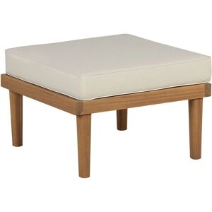 Beliani Ottoman Light Acacia Wood - Weather Resistant Indoor Outdoor Beliani Ottoman Light Acacia Wood - Weather Resistant Indoor Outdoor