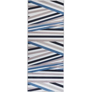 Beliani Runner Rug Multicolour Polyester 80 x 200 cm Geometric Pattern - Runner Rug Beliani Runner Rug Multicolour Polyester 80 x 200 cm Geometric Pattern - Runner Rug