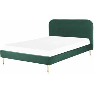 Beliani Bed Green Velvet EU King Size - Bed Beliani Bed Green Velvet EU King Size - Bed