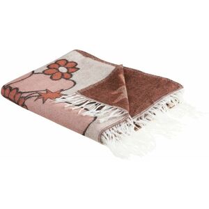 Beliani 130x170cm Multicolour Floral Blanket - Bed or Sofa Decor Beliani 130x170cm Multicolour Floral Blanket - Bed or Sofa Decor