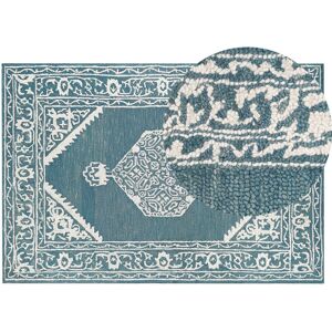 Beliani Wool Area Rug 140x200 - Oriental Pattern Beliani Wool Area Rug 140x200 - Oriental Pattern