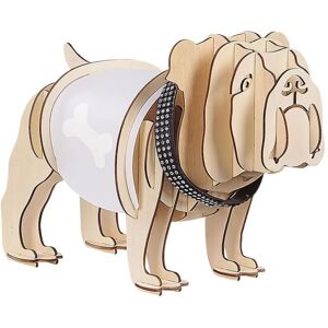 Beliani Puinen Bulldog-pöytälamppu - Moderni makuuhuoneen valo Beliani Puinen Bulldog-pöytälamppu - Moderni makuuhuoneen valo
