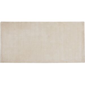 Beliani GESI II Light Beige Viscose Area Rug - Area Rug Beliani GESI II Light Beige Viscose Area Rug - Area Rug