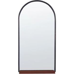 Beliani Wall Mirror with Shelf Copper and Silver - Wall Mirror Beliani Wall Mirror with Shelf Copper and Silver - Wall Mirror
