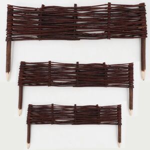 AQUAGART Rustic Willow Garden Border - Garden Border AQUAGART Rustic Willow Garden Border - Garden Border