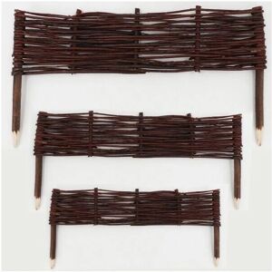 AQUAGART Garden Willow Fence 30x100cm - Durable & Easy Install AQUAGART Garden Willow Fence 30x100cm - Durable & Easy Install