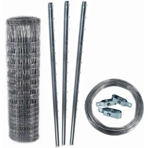 AQUAGART Wildlife Fence - 50m, 100/10/30, Z-posts, Tension Wire AQUAGART Wildlife Fence - 50m, 100/10/30, Z-posts, Tension Wire