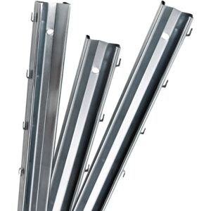 AQUAGART 75 Z-Section Fence Posts - 1.5m, Galvanized Steel AQUAGART 75 Z-Section Fence Posts - 1.5m, Galvanized Steel