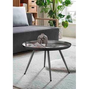 PAROLI Runder Metall Couchtisch - Beistelltisch PAROLI Runder Metall Couchtisch - Beistelltisch