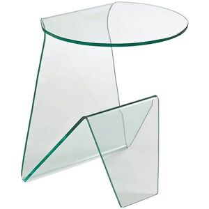 PAROLI Beistelltisch - Sicherheitsglas, 45x41cm, Transparent PAROLI Beistelltisch - Sicherheitsglas, 45x41cm, Transparent