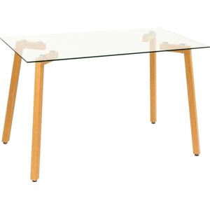 PAROLI Esstisch - Rechteckiger Glastisch 140x70cm PAROLI Esstisch - Rechteckiger Glastisch 140x70cm