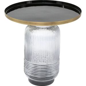 PAROLI Runder Beistelltisch - 45x45x47cm - Gold & Klar PAROLI Runder Beistelltisch - 45x45x47cm - Gold & Klar