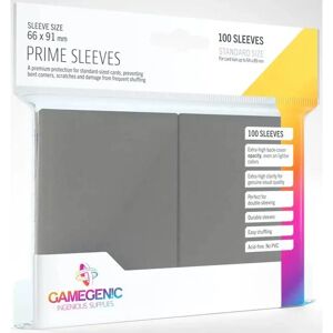 Gamegenic Prime Sleeves Gris Foncé - Protège-cartes - Publicité Gamegenic Prime Sleeves Gris Foncé - Protège-cartes - Publicité
