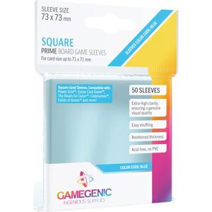Protection pour cartes Gamegenic carrée - 73x73mm, 50 pièces - Publicité Protection pour cartes Gamegenic carrée - 73x73mm, 50 pièces - Publicité