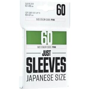 Gamegenic Green Japanese Size Card Sleeves - 60 pcs Gamegenic Green Japanese Size Card Sleeves - 60 pcs