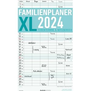 Családi tervező 2024 Alpha Edition - Fali naptár Családi tervező 2024 Alpha Edition - Fali naptár