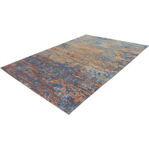 Calo-Deluxe Ophir 987 Blau Beige Vintage Jacquard-Teppich - Teppich Calo-Deluxe Ophir 987 Blau Beige Vintage Jacquard-Teppich - Teppich