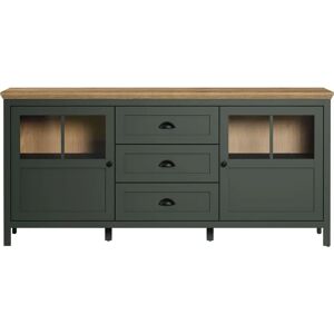 TrendTeam Stanton Landhaus Sideboard - Grün & Eiche TrendTeam Stanton Landhaus Sideboard - Grün & Eiche