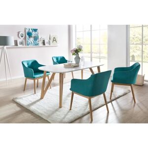 SALESFEVER Oval Esstisch - Skandinavisches Design SALESFEVER Oval Esstisch - Skandinavisches Design