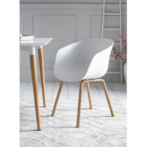 SALESFEVER Weiß Nordic Stapelstuhl - Stapelstuhl SALESFEVER Weiß Nordic Stapelstuhl - Stapelstuhl