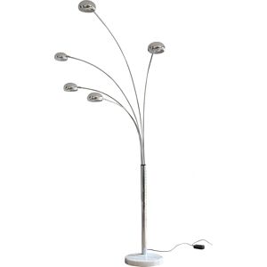 SALESFEVER Hero Stehlampe - 205cm, Weiß, Dimmer, Marmorfuß SALESFEVER Hero Stehlampe - 205cm, Weiß, Dimmer, Marmorfuß