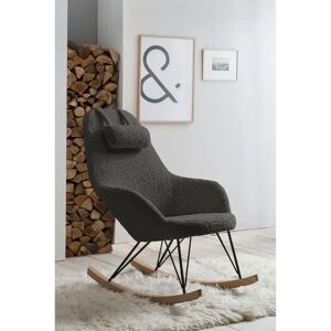 SALESFEVER Wippstuhl Grau - Swivel Armchair SALESFEVER Wippstuhl Grau - Swivel Armchair