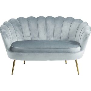 Salesfever Clam Sofa - Samtvelours, Grau, 136x78x76 cm Salesfever Clam Sofa - Samtvelours, Grau, 136x78x76 cm