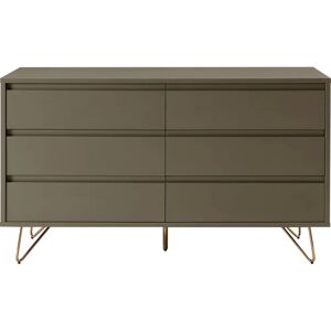 SALESFEVER Grau/Gold Sideboard - Skandinavisches Design SALESFEVER Grau/Gold Sideboard - Skandinavisches Design