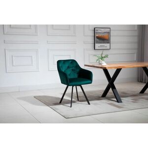 SalesFever Armlehnstuhl mit 360° Drehfunktion - Tannengrün - 396506 SalesFever Armlehnstuhl mit 360° Drehfunktion - Tannengrün - 396506