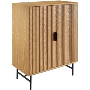 SALESFEVER Beiger Sideboard - 80x110x40cm MDF Furnier SALESFEVER Beiger Sideboard - 80x110x40cm MDF Furnier