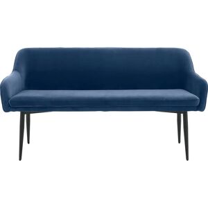 SALESFEVER Samt Blau 160cm Sitzbank - Armlehnen SALESFEVER Samt Blau 160cm Sitzbank - Armlehnen