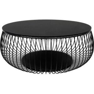 SALESFEVER Schwarzer runder Couchtisch - Couchtisch SALESFEVER Schwarzer runder Couchtisch - Couchtisch