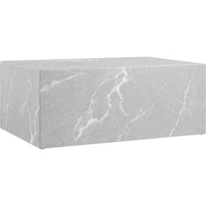 SALESFEVER Grauer Rechteckiger Couchtisch - Beistelltisch SALESFEVER Grauer Rechteckiger Couchtisch - Beistelltisch