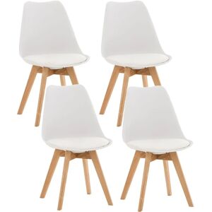 CLP Ensemble de 4 chaises de salle à manger modernes - Sièges ergonomiques CLP Ensemble de 4 chaises de salle à manger modernes - Sièges ergonomiques