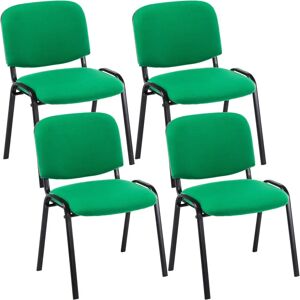 Homestoreking Ensemble de 4 Chaises Ken en Tissu végétal Homestoreking Ensemble de 4 Chaises Ken en Tissu végétal