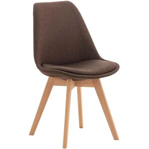 Pricenet Chaise Linares - Tissu Marron - Chaise de salle à manger - Publicité Pricenet Chaise Linares - Tissu Marron - Chaise de salle à manger - Publicité